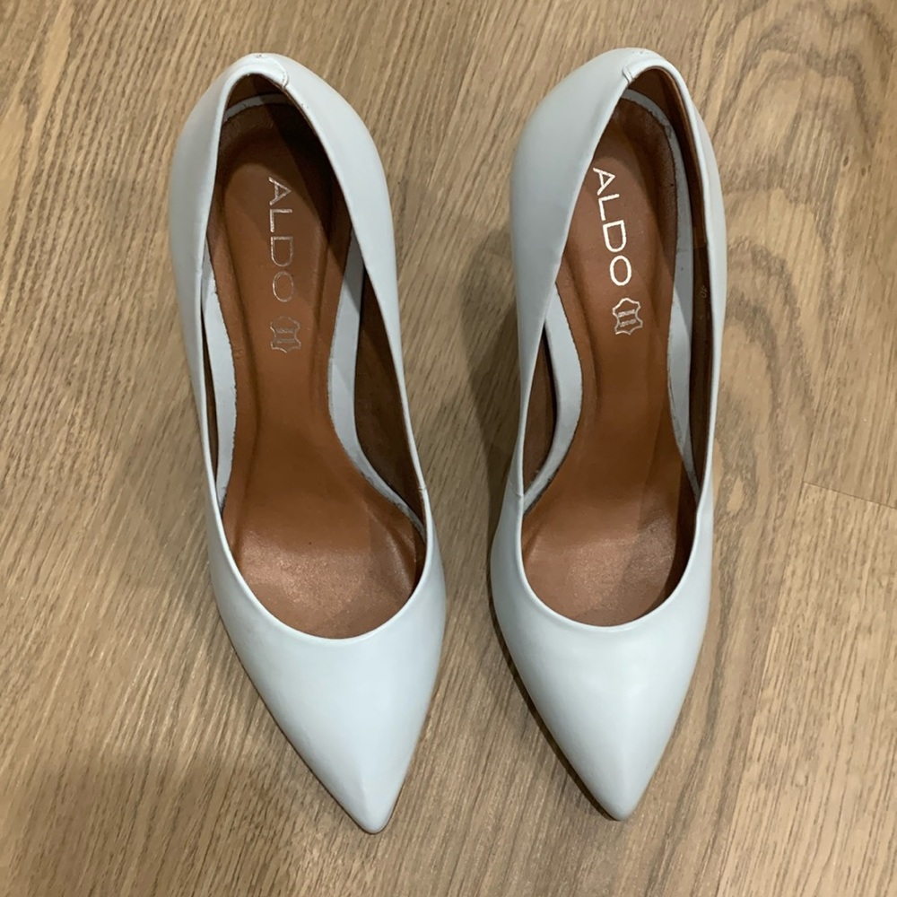 Aldo White Heels